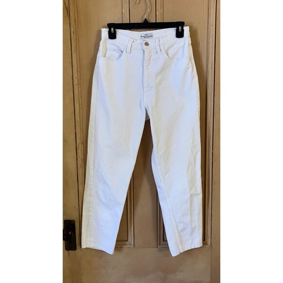 Guess by Marciano Denim - Guess Womens Vintage 90's High Waisted Straight Taper Jeans Size 30 White SP EXC